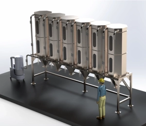 Hopper with scale & digital display system (ASP 25)